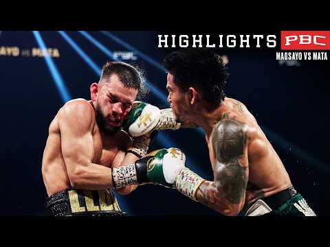 Magsayo vs Mata HIGHLIGHTS: July 19, 2025 | PBC on Prime Video