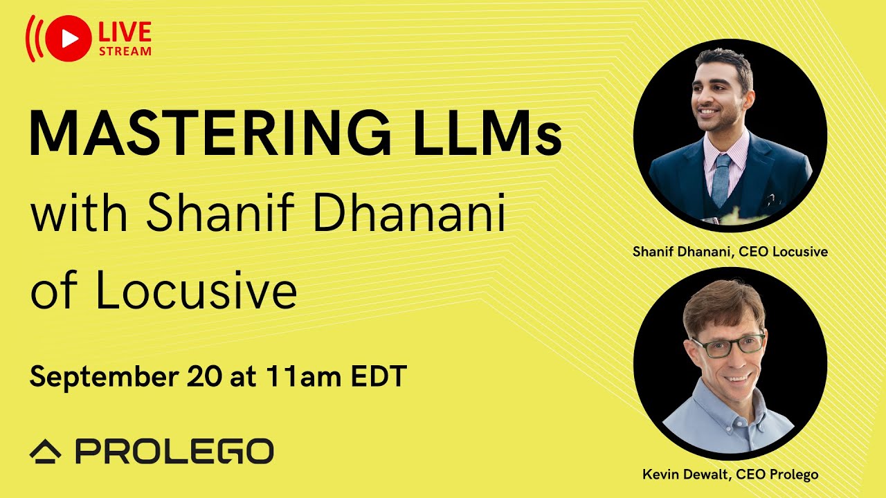 Mastering LLMs with Shanif Dhanani of Locusive