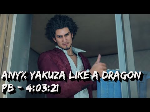 Any% Yakuza Like a Dragon Speedrun PB - 4:03:21