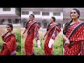 Mallu Actress Saranya Mohan Hot Rare Navel Show Hot Ass Shake Hot Structure Show In Saree Hot