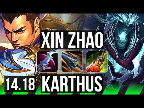 XIN ZHAO vs KARTHUS (JGL) | 8k comeback, 43k DMG, 2400+ games | EUW Master | 14.18