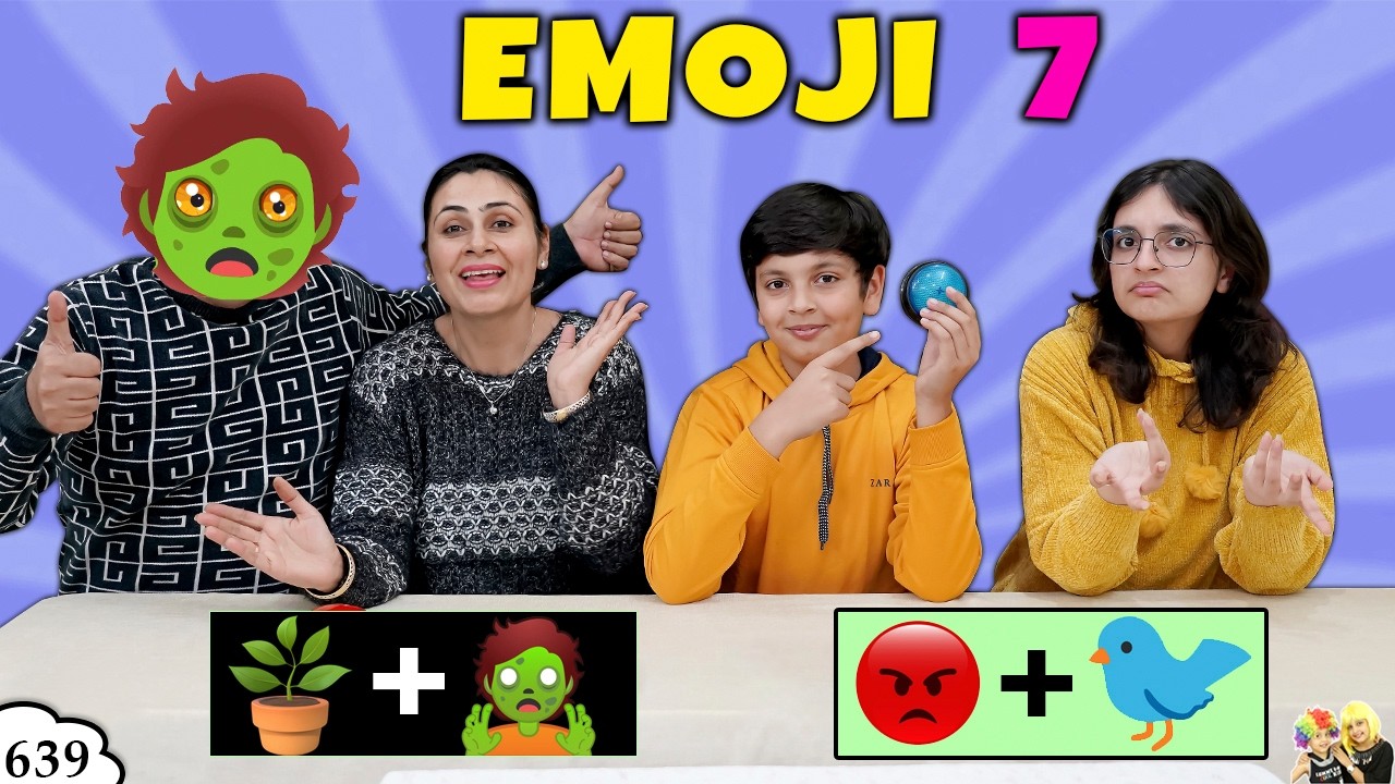 EMOJI 7 | Family Comedy Challenge | Aayu and Pihu Show