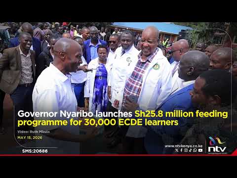 Governor Nyaribo launches Sh25.8 million feeding programme for 30,000 ECDE learners