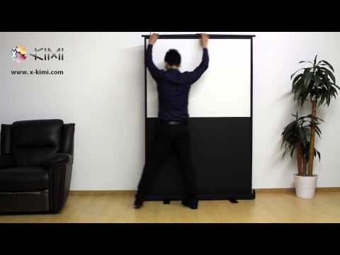 X-KIMI 60 Inch Floor Projector Screen video thumbnail