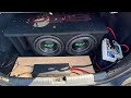 2 12 SUBWOOFERS TEAR UP THIS CIVIC