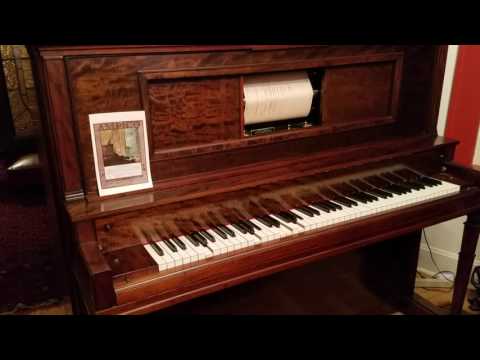Wittgenstein plays Brahms Rhapsody op. 79 on Kukral's 1919 Chickering Ampico
