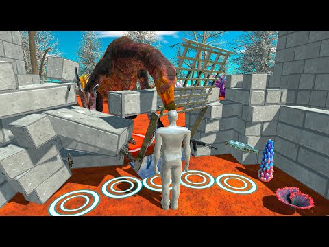 🔥FPS STAY ALIVE IN THE TERRITORY OF GIANT UNITS ON MARS - Animal Revolt Battle Simulator