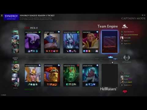 Dota 2 Synergy League: Season 1 - Empire vs HellRaisers - Group Stage Match