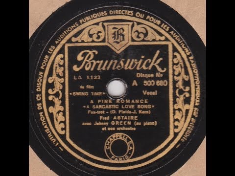 Fred Astaire " A fine romance  " 1936