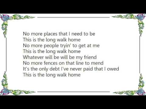 Glen Campbell - The Long Walk Home Lyrics