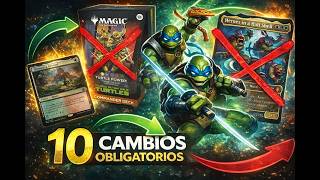 Haz que tu mazo de Tortugas Ninja sea INVENCIBLE en Commander  | UPGRADES, CUTS y COMANDANTES #mtg