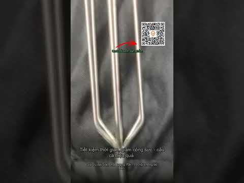 Mũi chĩa bắt cá inox 3 mũi - 5 mũi - 7 mũi 4li ( Loại gắn ren 8)