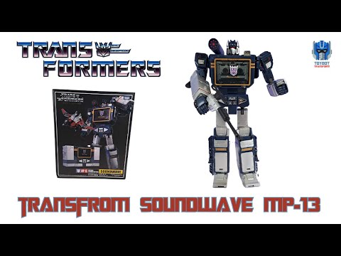 How to transform Masterpiece Soundwave MP13 KO - Transformers