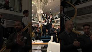 #shorts Royal Caribbean Vision of the Seas Main Dining Room Wait Staff Dance