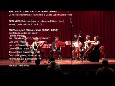Vídeo: <cite>Quinteto de cordas con frauta</cite>, de Carlos López García-Picos