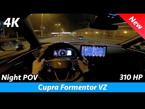 Cupra Formentor VZ 2021 - Night POV test drive & review in 4K | Consumption, 0-100, LED Headlights