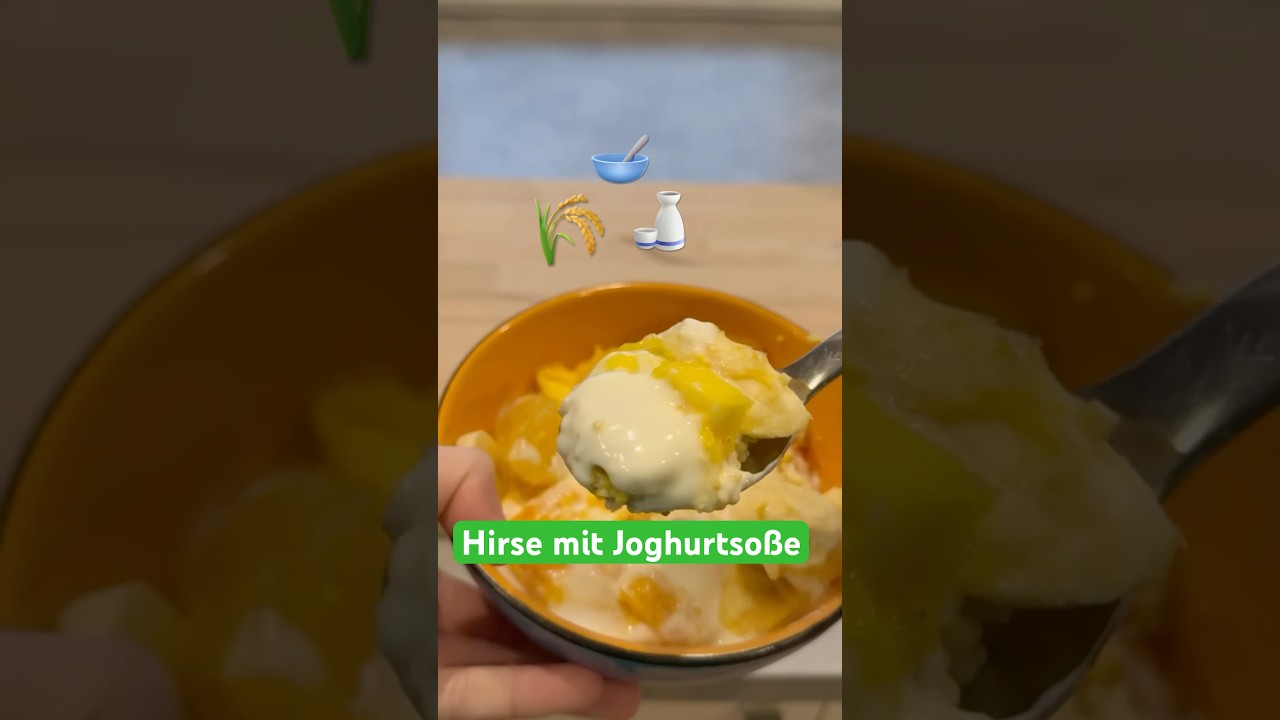 HIRSE mit JOGHURTSOßE 🌾 DEIN neues LIEBLINGSREZEPT 😋🍲