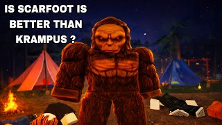 IS SCARFOOT BETTER THAN KRAMPUS? 👣🔥 | One of Us ( ROBLOX )