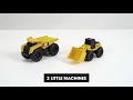 CAT traukinio rinkinys Little Machines, 82949