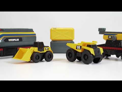 CAT traukinio rinkinys Little Machines, 82949