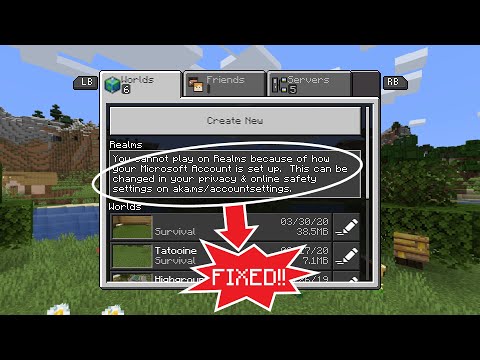How to change your Privacy Settings in Minecraft.