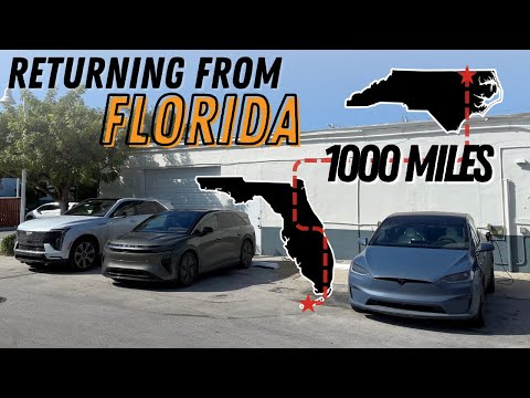 Time To Head Back: 1,000-Mile Road Trip From FL To NC In 5 EVs After The Eastern Edge
