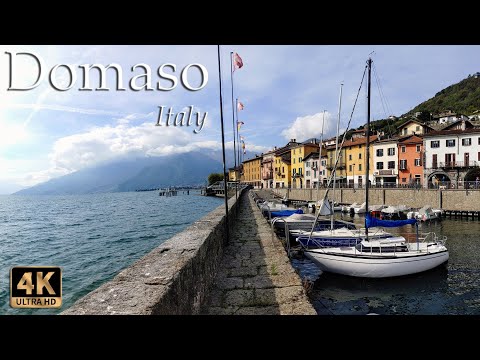 Domaso, Lake Como - Italy Walking Tour