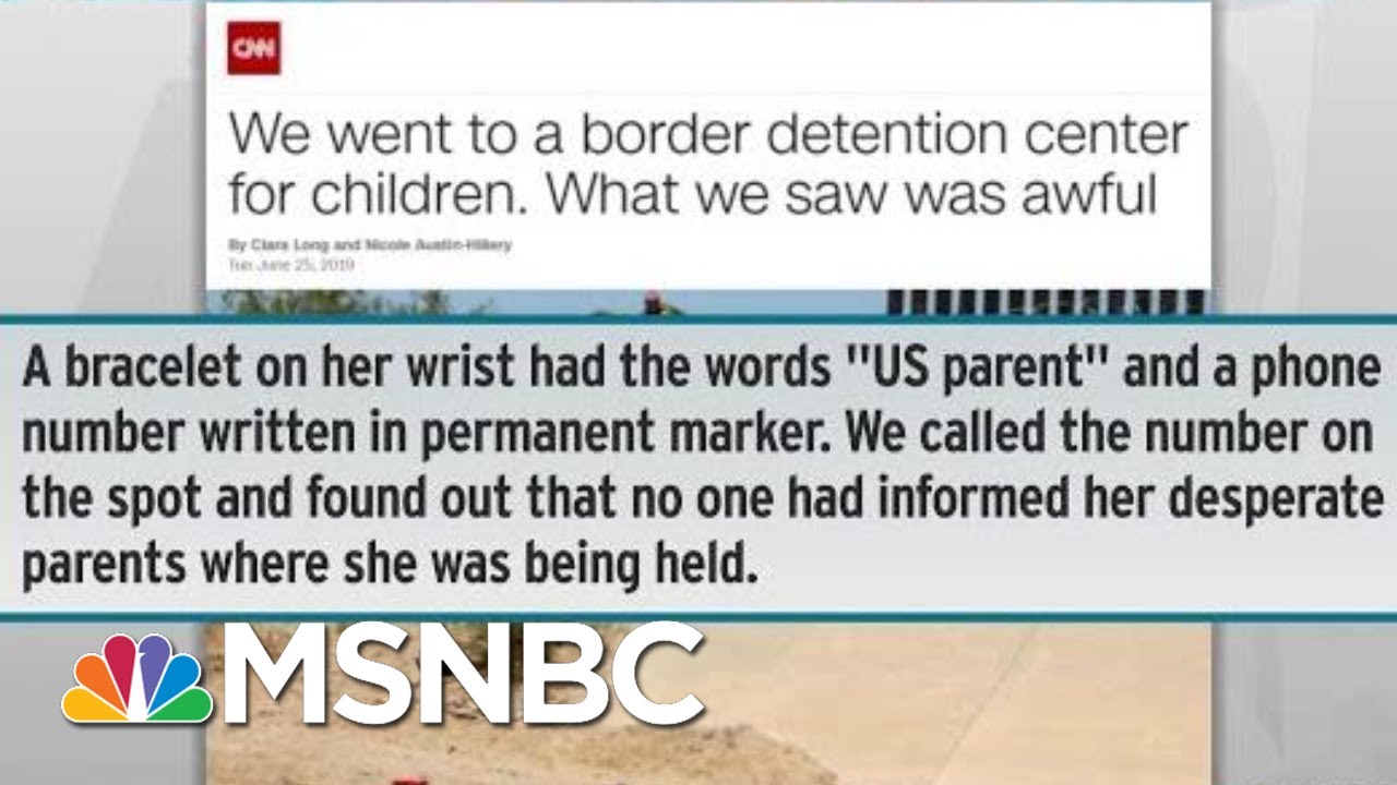 Donald Trump Makes Political Ploy Of Cruelty To Separated Immigrant Kids | Rachel Maddow | MSNBC