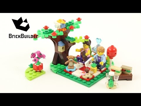 Vidéo LEGO Saisonnier 40236 : Pique-nique romantique de la Saint-Valentin