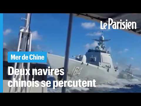 Mer de Chine : course-poursuite et crash entre deux navires chinois