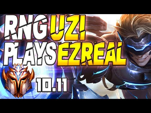 Uzi Plays Ezreal vs Yasuo Bottom Lane - 10.11
