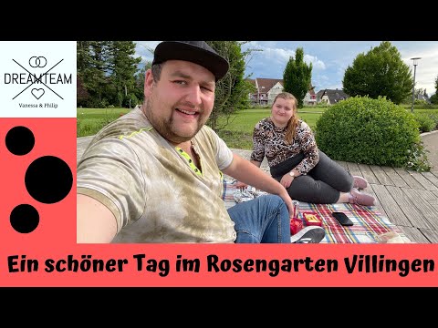 Rosengarten Villingen / Picknick im Freien / Hagelschaden an unserem Haus !