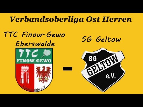 Verbandsoberliga Ost: TTC Finow Eberswalde - SG Geltow