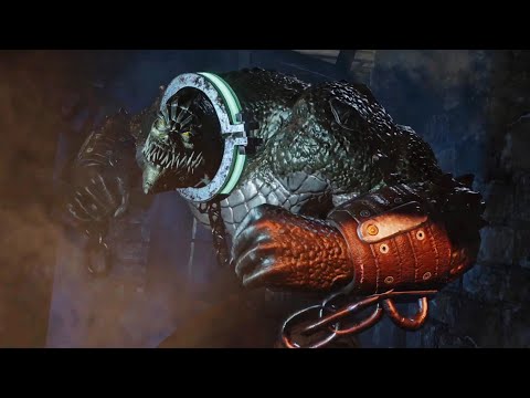 Batman vs Killer Croc boss fight | Batman Arkham Asylum