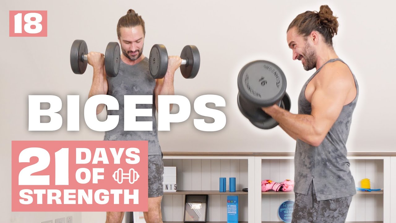 21 DAYS OF STRENGTH | Day 18 - Biceps - YouTube