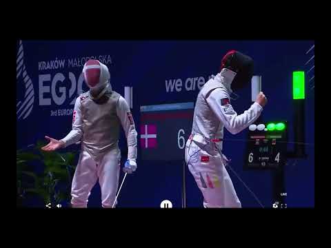 European Games 2023 SMF - L4 - Jonas Winterberg-Poulsen DEN v Laurenz Reiger GER