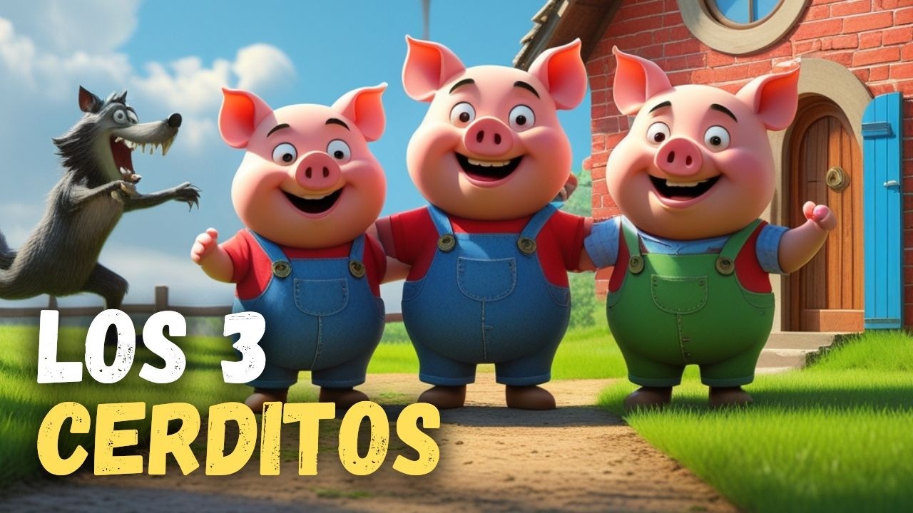 Los Tres Cerditos 🐷 | Cuento Infantil Clásico | Historias para Niños en Español