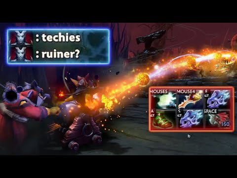 Techies Attack Speed Build Is INSANE!