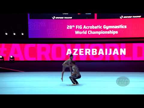 Azerbaijan 1 (AZE) - 2022 Acrobatic Worlds, Baku (AZE) - Dynamic Qualification  Mixed Pair