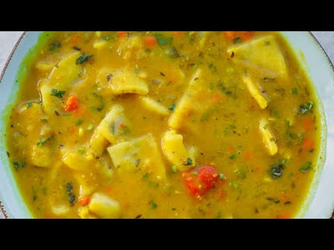 VEGAN DHAL & DUMPLING SOUP