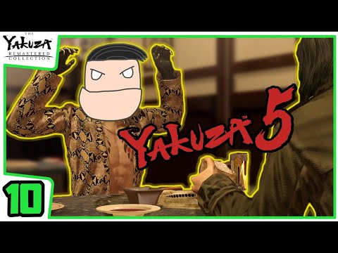 SAEJIMA & MAJIMA DINNER! BACK IN PRISON | Yakuza 5 Remastered (PS4 Pro) | Let's Play (Part 10)