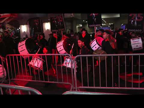 CHICAGO 25th Brooklyn United Drumline arrives