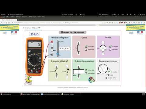 Utilisation du multimètre