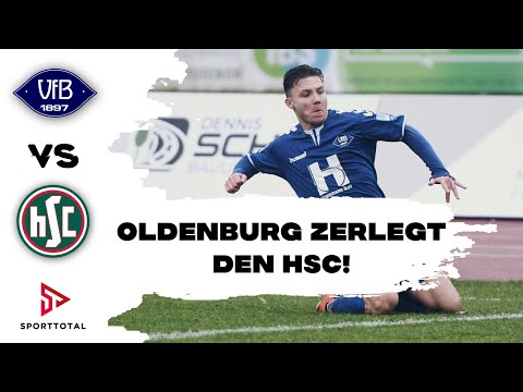 8-Tore-Demontage in Oldenburg I VfB Oldenburg vs. HSC Hannover I Regionalliga Nord