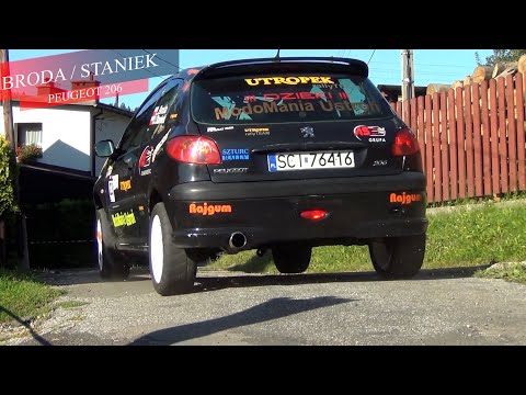 4 Runda Rally Park Cup Wisła 2023 - Leszek Broda / Daria Staniek - Peugeot 206