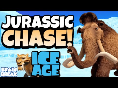 Jurassic Chase Ice Age | Brain Break | Just Dance | GoNoodle Inspired