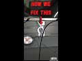 How We Remove A 2 Inch Medium Depth Dent On A Mini Cooper Fender