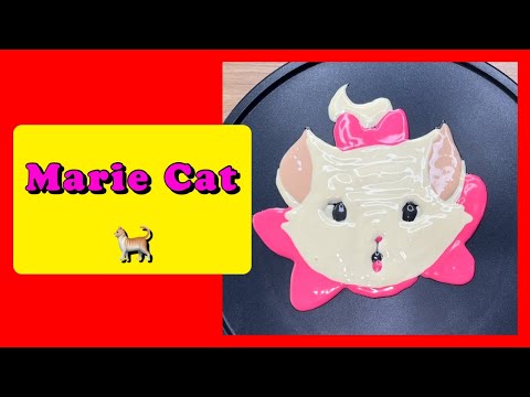 Marie Cat, Pancake Art - Disney Cat, Disney Animals, Cat Drawing, Cartoon Kittens, Cute Cat Cartoon