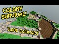 3000 COLONISTS SMASHED Breaking The Game Colony Survival Giant Castle 16
