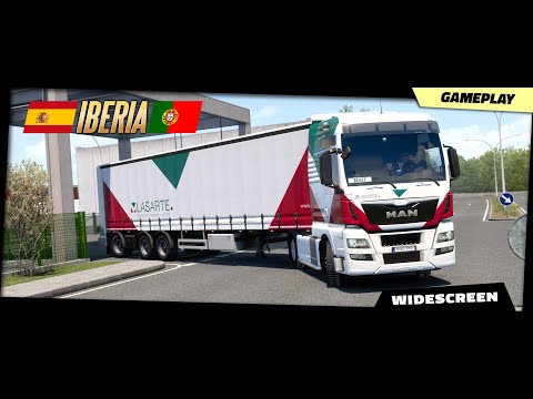 ETS2 v1.40 | DLC "Iberia" (Zaragoza) - MAN TGX Euro 6 (D2676) Euro Truck Simulator 2 gameplay 2K